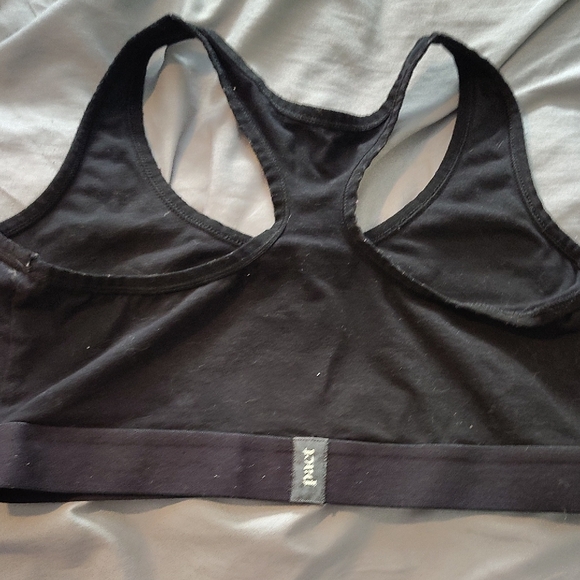 Pact Black Racerback Sports Bra - Picture 1 of 3